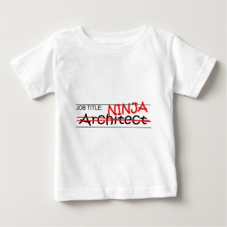 T-shirt Pour Bébé Architecte de Ninja de fonction