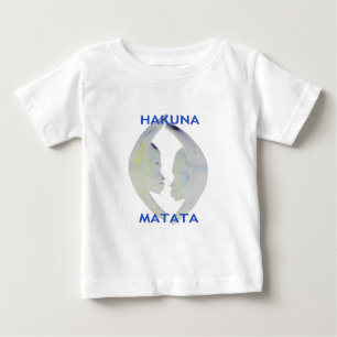 T-shirt Pour Bébé Architecture africaine Hakuna Matata