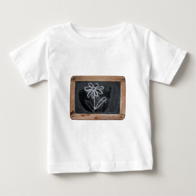 T-shirt Pour Bébé Ardoise #6 - Doodles #01 (Devant)