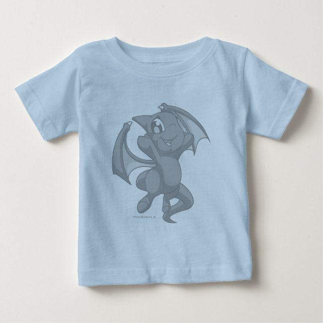 T-shirt Pour Bébé Argent Shoyru (Devant)