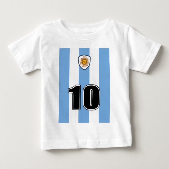 T-shirt Pour Bébé Argentina soccer (Devant)