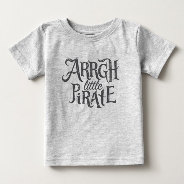 T-shirt Pour Bébé Argh Little Pirate - T-shirt bébé (Devant)
