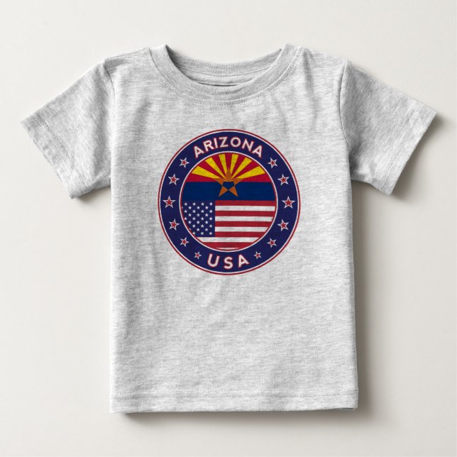T-shirt Pour Bébé Arizona (Devant)