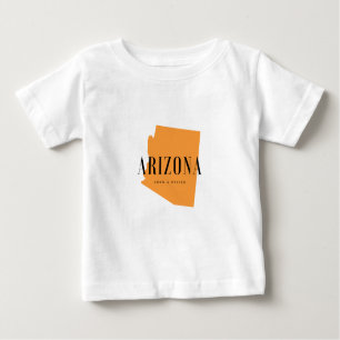T-shirt Pour Bébé Arizona Born & Raised