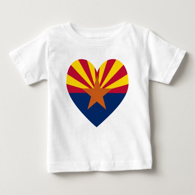T-shirt Pour Bébé Arizona Heart (Devant)