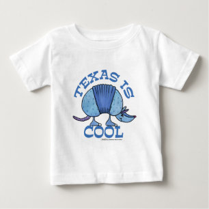 T-shirt Pour Bébé Armadillo Blue-Texas est Cool