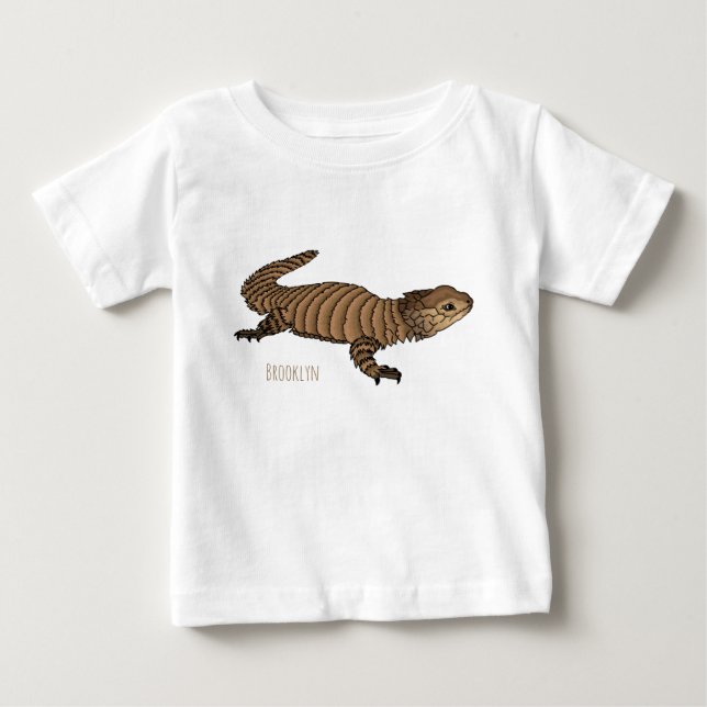 T-shirt Pour Bébé Armadillo girdled lizard (Devant)