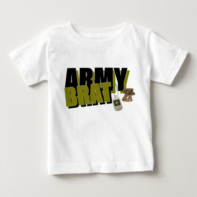 T-SHIRT POUR BÉBÉ ARMÉE BRAT (Devant)