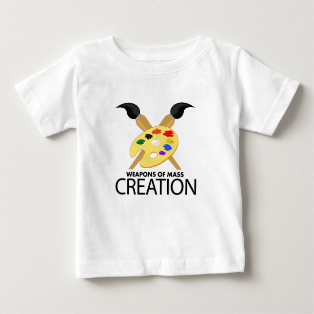 T-shirt Pour Bébé Armes de création massive (Devant)