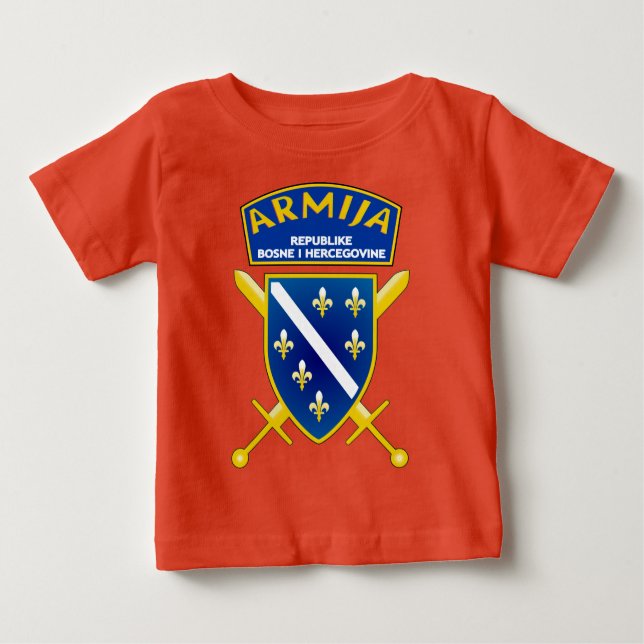 T-shirt Pour Bébé Armija BiH (Devant)