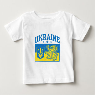 T-shirt Pour Bébé Armoiries de l'Ukraine