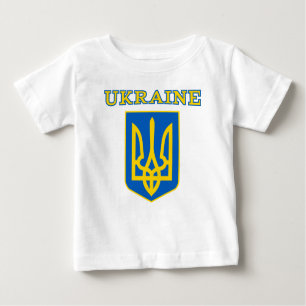 T-shirt Pour Bébé Armoiries de l'Ukraine