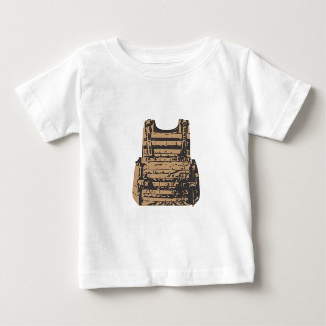 T-shirt Pour Bébé Armure pour corps intégrée (Devant)