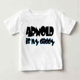 T-shirt Pour Bébé Arnold est mon papa.