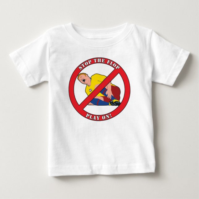 T-SHIRT POUR BÉBÉ ARRÊTEZ LE FLLOP (Devant)