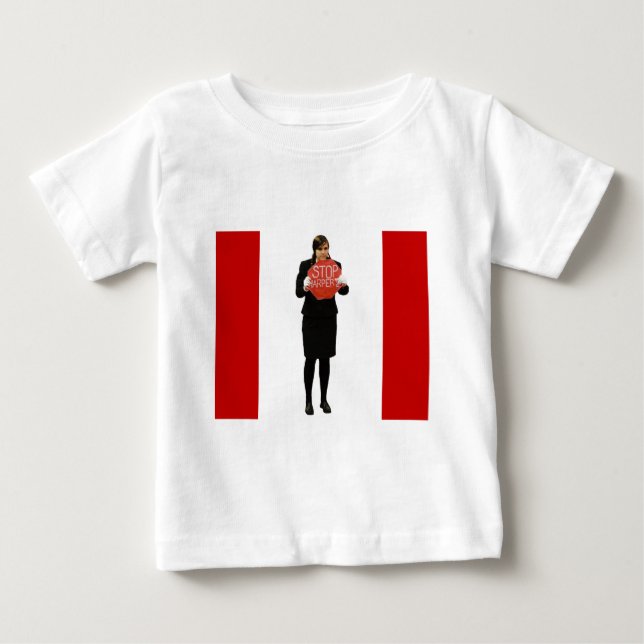 T-shirt Pour Bébé Arrêtez le harpiste (Devant)