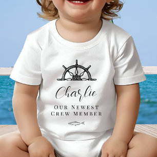 T-shirt Pour Bébé Arrivée du Nouveau Né à Bord