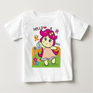 T-shirt Pour Bébé Arrosage de licorne