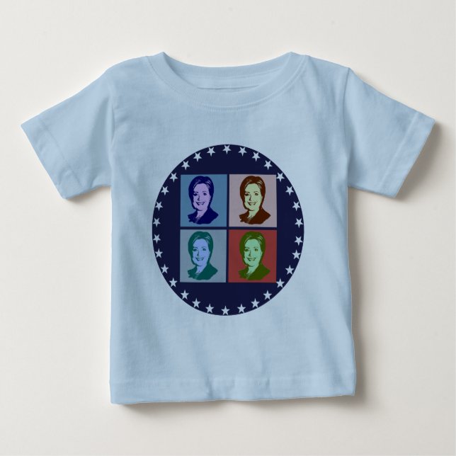 T-SHIRT POUR BÉBÉ ART 2016 DE HILLARY POP (Devant)