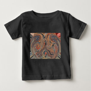 T-shirt Pour Bébé Art Abstrait africain