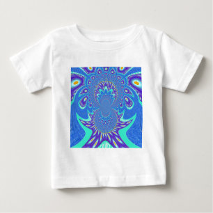 T-shirt Pour Bébé Art bleu moderne