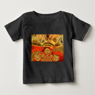 T-shirt Pour Bébé Art Culturel Africain : Design Rouge Or Riche