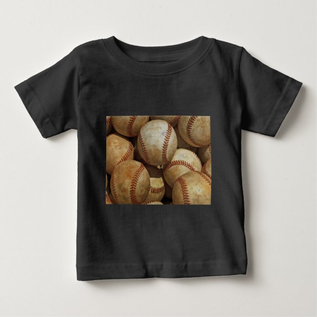 T-shirt Pour Bébé Art du baseball (Devant)