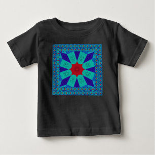 T-shirt Pour Bébé Art Égyptien Ancien : Un Mandala Vibrant.