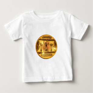 T-shirt Pour Bébé Art Ethnique Africain d'or Imprimer
