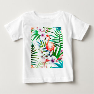 T-shirt Pour Bébé Art flamand tropical