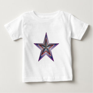 T-shirt Pour Bébé art géométrique abstrait étoile