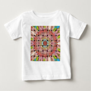 T-shirt Pour Bébé Art inspiré par l'Afrique Imprimé- Design géométri