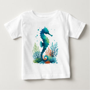T-shirt Pour Bébé art marin/de plage/côtier hippique