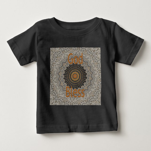 T-shirt Pour Bébé Art Motif Africain Traditionnel Imprimer (Devant)