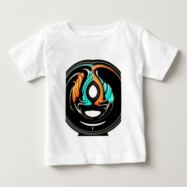 T-shirt Pour Bébé Art Motif traditionnel africain Imprimer (Devant)