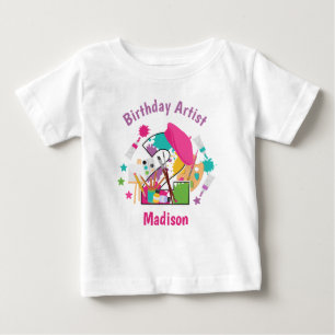 T-shirt Pour Bébé Art Party Deux chemise d'anniversaire Peinture Ann