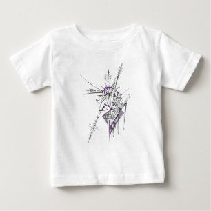 T-shirt Pour Bébé Art tribal abstrait coloré éclectique de tatouage