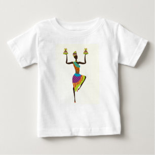 T-shirt Pour Bébé Art tribal des femmes africaines