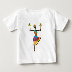 T-shirt Pour Bébé Art tribal des femmes africaines