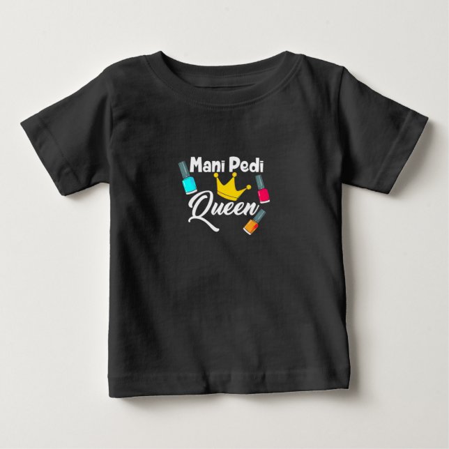 T-shirt Pour Bébé Artiste Queen Nail (Devant)
