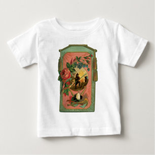 T-shirt Pour Bébé Artwork de pompier vintage des années 1880