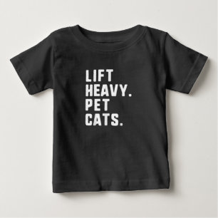T-shirt Pour Bébé Ascenseur Chats pour animaux de compagnie lourds D