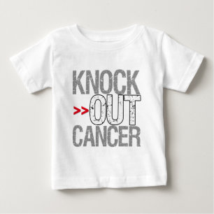 T-shirt Pour Bébé Assommez le Cancer - cancer de poumon