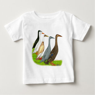 T-shirt Pour Bébé Assortiment de canard coureur