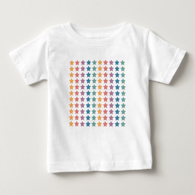 T-shirt Pour Bébé Astrologie, Stars Rétro (Devant)