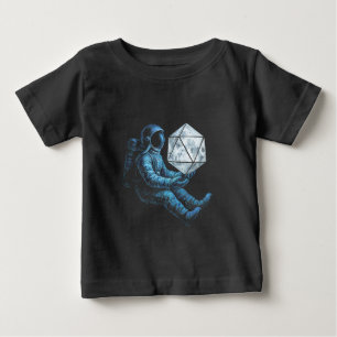 T-shirt Pour Bébé Astronaute avec dés de Lune