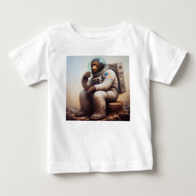 T-shirt Pour Bébé Astronaute de Bigfoot (Devant)