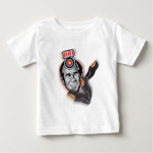 T-shirt Pour Bébé Attaque de la chaussure @ George Bush de