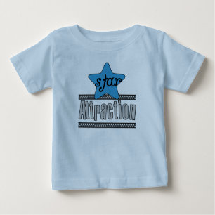 T-shirt Pour Bébé Attraction d'étoile bleue
