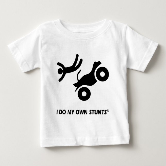 T-shirt Pour Bébé ATV mes propres cascades (Devant)